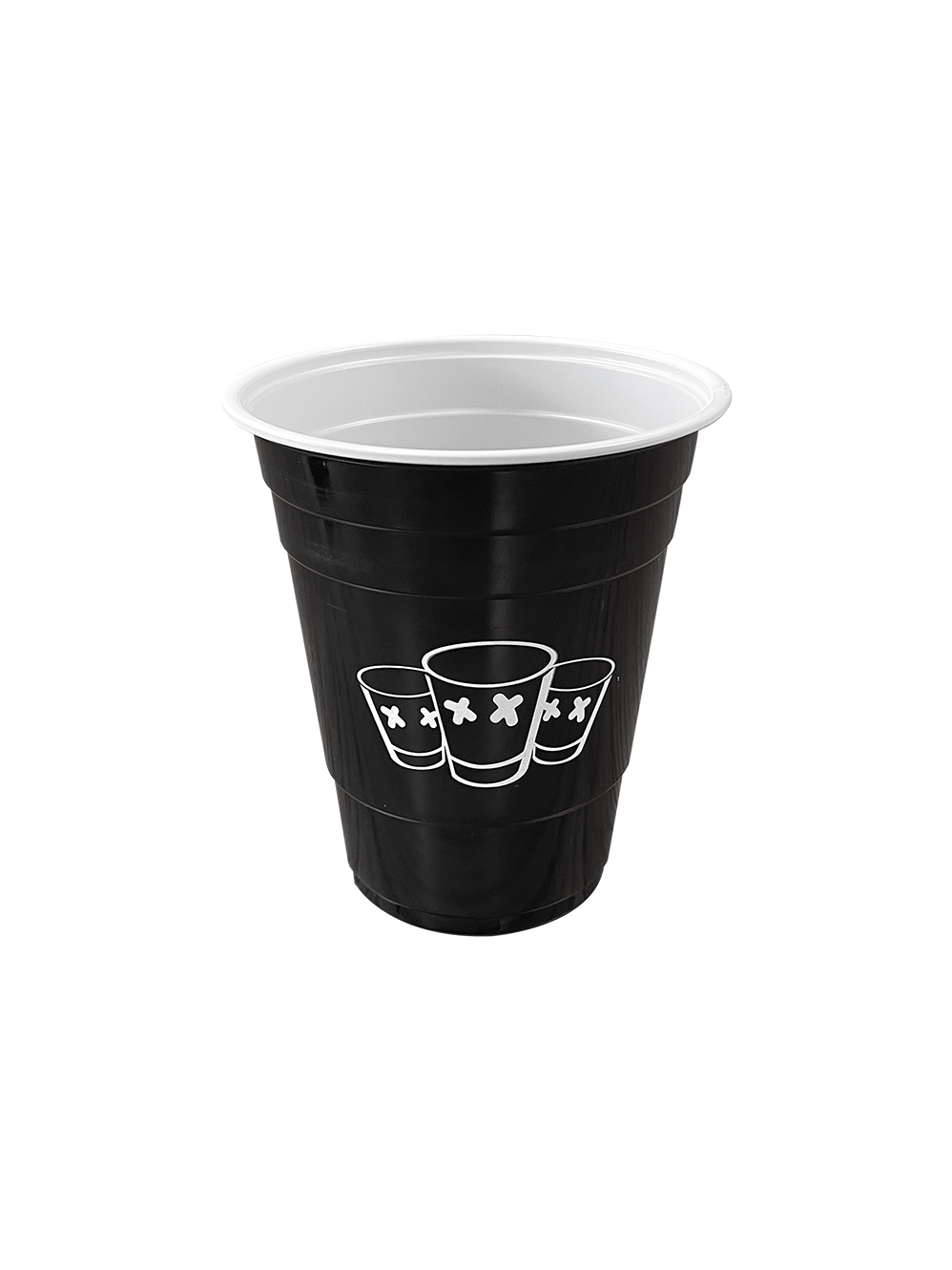 Beerpong - 25 stuk(s) - Black cups inc. 5 ballen - Bierpong - Plastic Bekers - Gouden-Avondje®